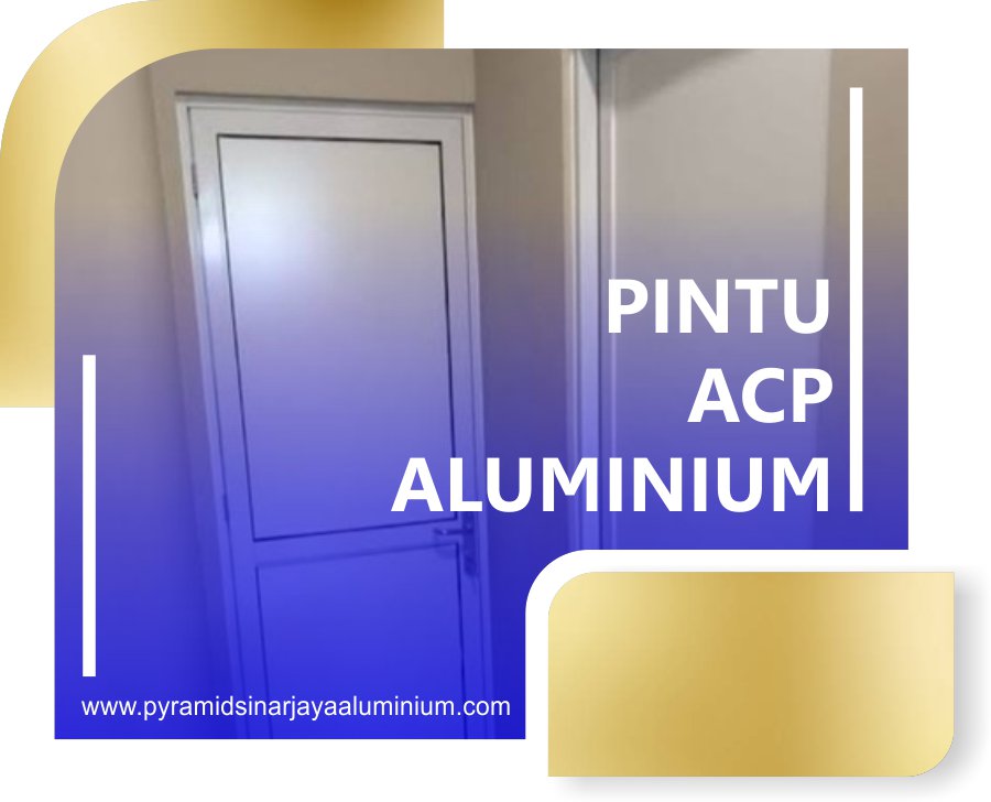 PINTU KACA ALUMINIUM PINTU KACA ALUMINIUM