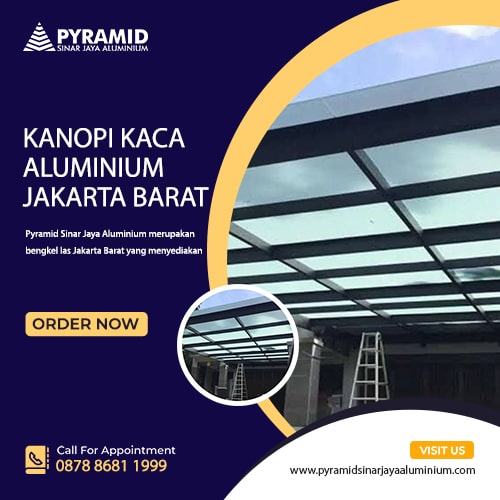 Kanopi Kaca Aluminium Jakarta Barat